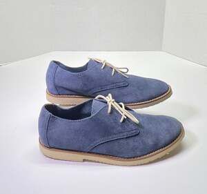 Walk Over Buks Blue Suede Oxford Shoes, Men's Size 8 — Classic Heritage Style